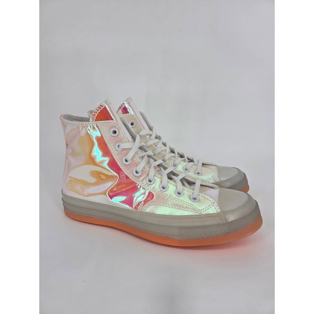 Converse Chuck 70 Hi Top NEW Unisex 8 10 White Iridescent Sneaker